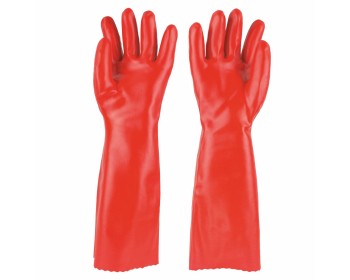 18in PVC Coated Cotton Gauntlets